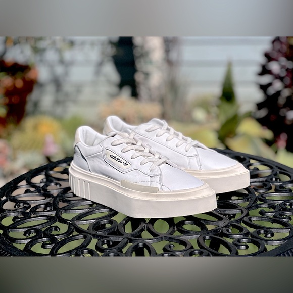 adidas Shoes - Adidas — HyperSleek Cloud White Sneakers